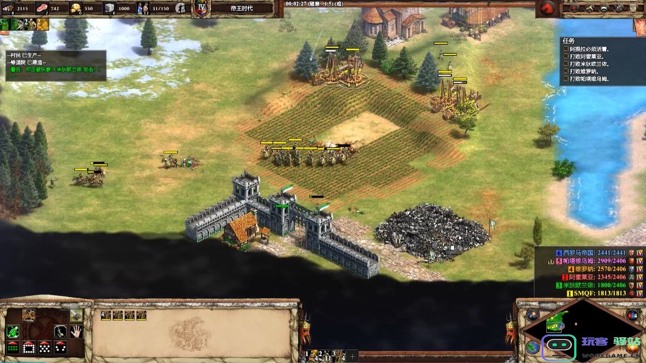帝国时代2中匈奴王第六关的攻略与玩法技巧解析