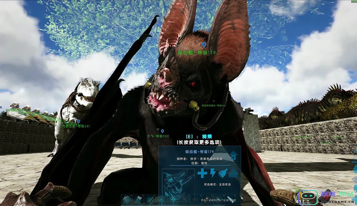 方舟生存进化蝙蝠可以驯服吗